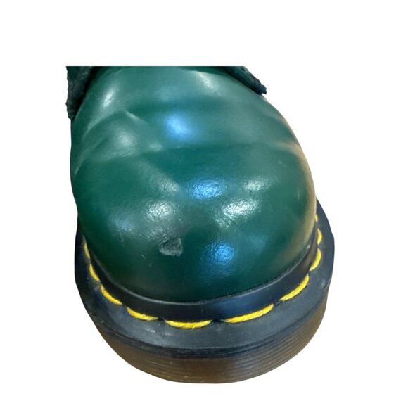 Doc Marten Origional Green Leather Lace Up Boots Women’s Size 6 L, New With Def - Picture 6 of 9